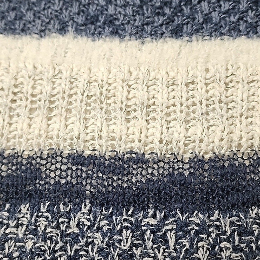 Bundle XS Mossimo Supply Co. Blue Knit Striped Sweater 24x29 0R Hollister Jeans - Picture 6 of 15
